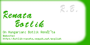 renata botlik business card